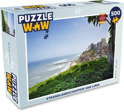 Puzzel Strandlandschappen van Lima - Legpuzzel - Puzzel 500 stukjes