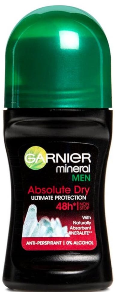 Garnier Roll On 50ml For Men Absolute Dry Deodorant