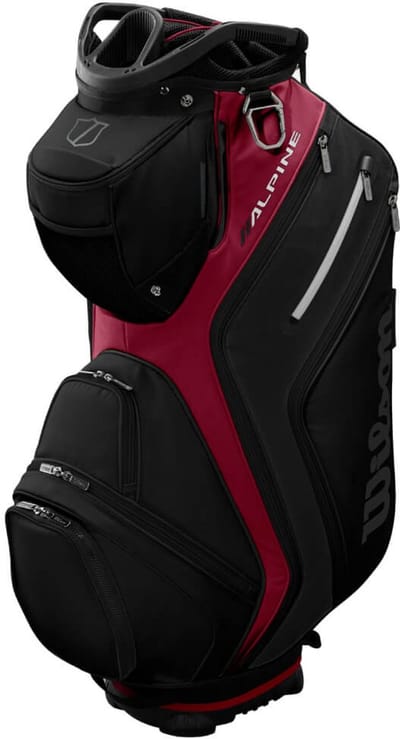 Wilson Alpine Cartbag 2025 - Zwart Rood