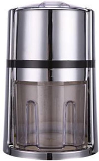 Handmatige ijscrusher - IJsblokjesmaler - Cocktails maken - Zichtbaar venster - Compact formaat - Wit