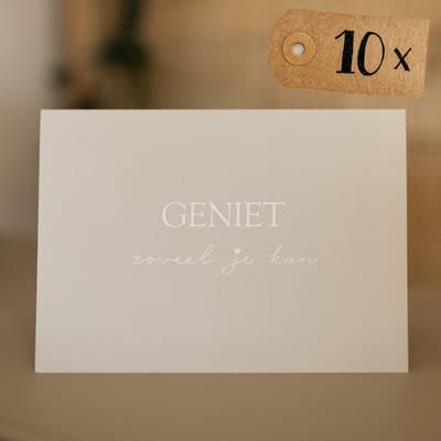 10x hippe kerstkaarten (A6 formaat) - kerst kaarten om te versturen - kaartenset - kaartjes blanco - kaartjes met tekst - luxe kerstkaarten - feestdagenkaarten - kerstkaart - wenskaarten