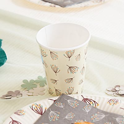 Folat - Borden (papier) - blooming baby Little One - 23 cm - 8 stuks