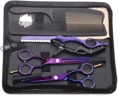 Zylo® Kappersset - Professionele Kappenset - Set voor Mannen en Vrouwen - 22x10x4cm - Paars