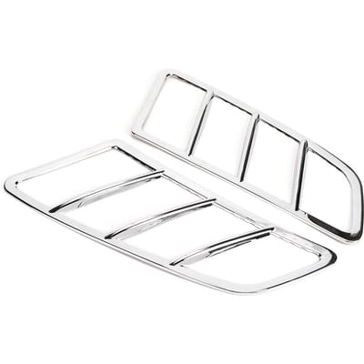 2 pièces ABS Capot Moteur Toit Sortie d'Air Cache-Garniture Convient pour Mercedes Benz SLK 11 15 white