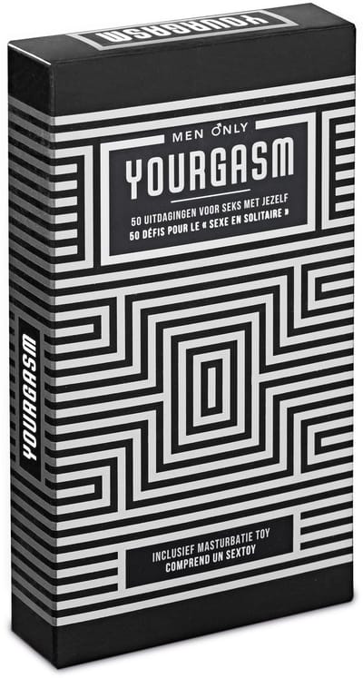 Tease & Please Yourgasm voor Mannen - Wit - Erotisch Bordspel
