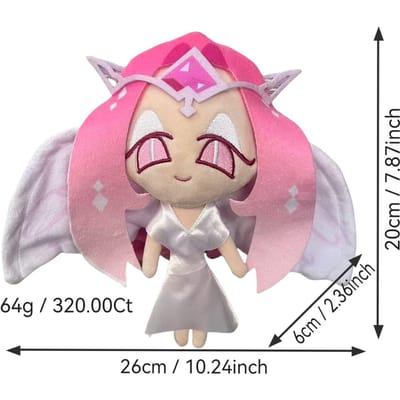 Cookie Run Kingdom Pluche Speelgoed Spelpersonages Anime Cartoon Knuffels Shadow Milk Cookie Pluche Merchandise Zacht Spel Speelgoed Cadeau unisex