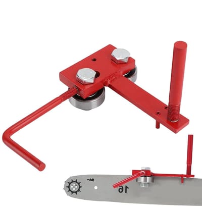Kettingzaag Slijper - Geleiderail Onderhoud - Ketting Scherp Maken - Robuuste Koolstofstaal - 10 cm - Zilver