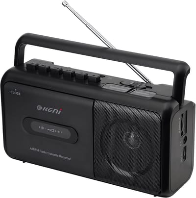 Draagbare Cassettespeler met AM/FM Radio en Opnamefunctie