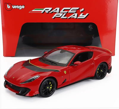 Ferrari 812 Competizione modelauto 1:18 Bburago rood