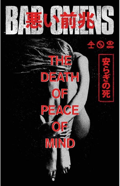 Bad Omens - The Death Of Peace Of Mind Textiel Poster - Zwart/Multicolours