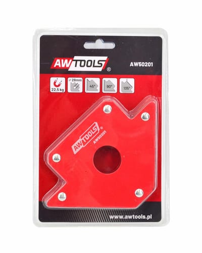 AWTOOLS AW50201 - Magnetische Hoek - 22,5kg - Staal - 102x155x17mm