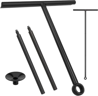 HEZIVO® Luxe Douchewisser Zwart - Raamwisser Badkamer - 34-61-89 cm