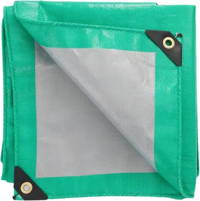 Dekzeil Waterdicht - Afdekzeil Tuinmeubelen - Buitenbescherming - Scheurvast Dubbelzijdig Gecoat - 150 x 220 cm - Groen