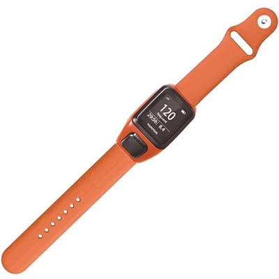 Zachte Anti-Kras Siliconen Polsband Horlogeband Vervanging Compatibel voor TOMTOM Runner3 2 en TOMTOM Adventurer oranje