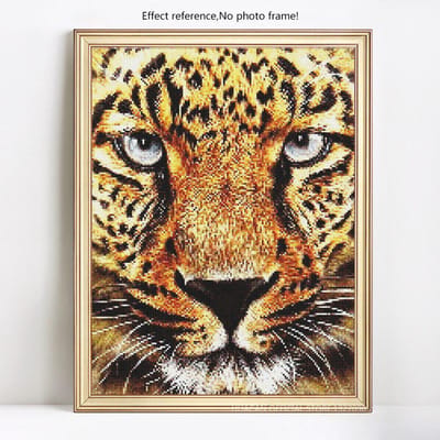 5D Diamant Schilderij Volledig Rond Dier Tijger Borduurwerk Verkoop Afbeelding van Strass Diamant 20X30