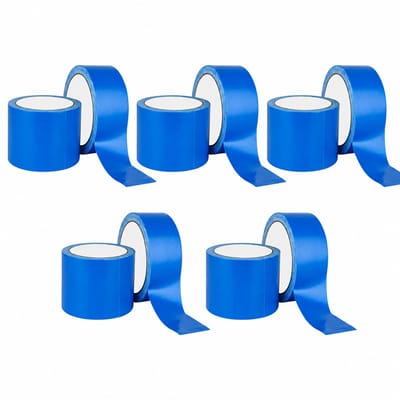 10 stuks Waterdichte en sterke plakband van 10 cm x 1000 cm voor reparatie van tenten - Single Sided Carpet Joining Tape - luifels en zeilen met hoge hechting en scheurweerstand - blauw
