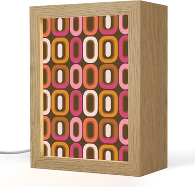 Tafellamp 15x20 cm - LED lamp - Modern - Retro - Kleurrijk - Decoratieve tafellampen - Dimbaar - Tafellampje slaapkamer - Woonkamer binnen