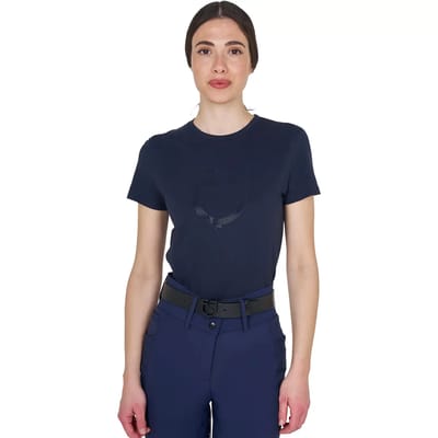 T-shirt dames Equestro Glossy Logo