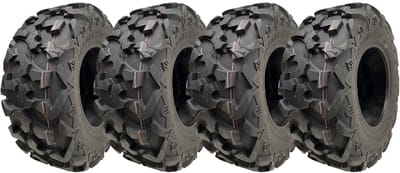 26x9.00R12 (225/75R12) 6-laags ATV-banden OBOR Cornelius 66J, goedgekeurd voor de openbare weg (set van 4)