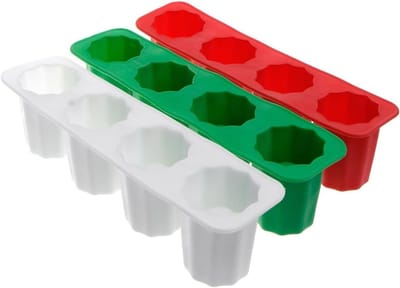 Praktische siliconen ijsblokjesvorm voor 4 kopjes - Ideaal voor cocktails, dranken en feestjes
