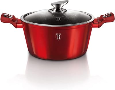 Gietaluminium Kookpan met 3-laags Anti-aanbaklaag 24 cm