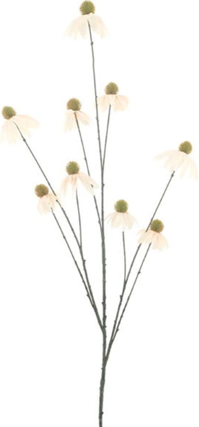 Kunstbloem echinacae cream, 123 cm Hortus