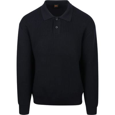 Sweaters BOSS Longsleeve Poloshirt Kotor Navy