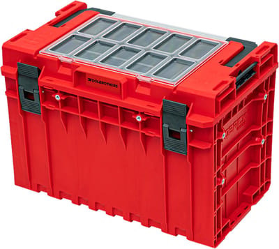 Toolbrothers RHINO XXL gereedschapskoffer ULTRA Handling+ hoogte XL 52 l IP66 met uitneembare tussenschotten + dozen
