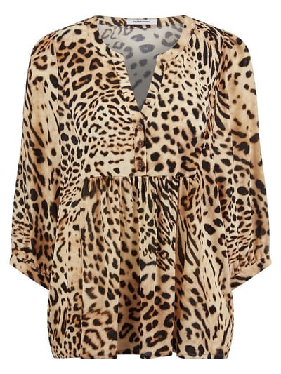 Blouse Van Peter Hahn beige