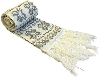 Winter Sjaal - Gebreide Sjaal - Warmte en Stijl - Kerstmotief Design - One Size - Meerdere Kleuren