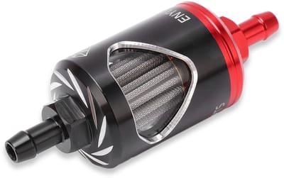 Dailygoods- Brandstoffilter Kit - 36 cm Brandstofleiding - Inclusief 4 Klemmen/2 Stropdassen - Efficiënte Filtratie - Bescherming Motorcomponenten - Lange Levensduur
