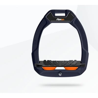 Veiligheidsstijgers Paardrijden Inclinatie Ultra Grip Aluminium/Zwart/Oranje Flex-On Safe-On