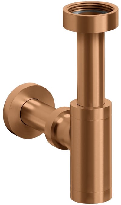 Clou Mini Suk fonteinsifon, brons geborst. PVD, voor fonteintjes