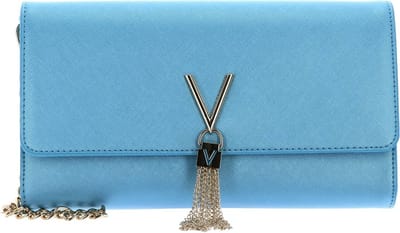 VALENTINO Koppeling Schoudertas Divina SA Clutch Turchese Met Lichtblauw