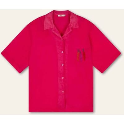 Oilily Bowling Blouse- maat46 Beetroot Paars