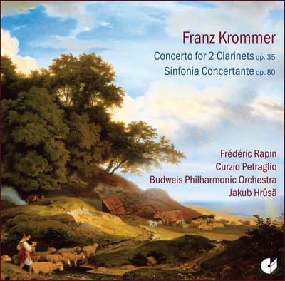 Frédéric Rapin, Curcio Petraglio, Budweis Philharmonic Orchestra, Jakub Hrusa - Krommer: Concerto For 2 Clarinets, Op. 35; Sinfonia Concertante, Op. 80 (CD)
