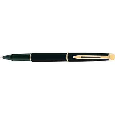 Waterman Hémisphère rollerball pen | matzwart met 23-karaats gouden trim | fijne punt | zwarte inkt | geschenkverpakking