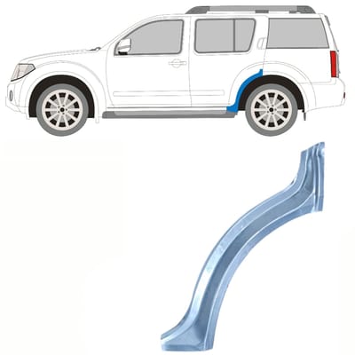 Reparatiepaneel achterspatbord voor Nissan Pathfinder R51 2004-2013 / Links