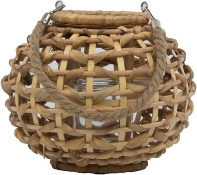 windlicht waterhyacinth bol 25cm