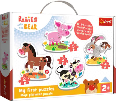 Trefl Baby Boerderijdieren Legpuzzel - 14 stukjes - Vanaf 2 jaar