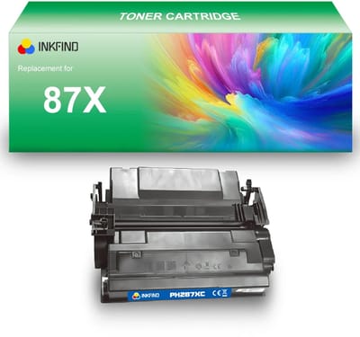 INKFIND 87X (CF287X) Tonercartridge compatibel met HP 87X CF287X - 1-pack Zwart