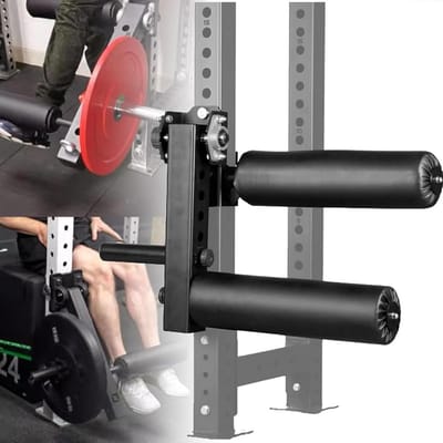 Verstelbare Leg Extension en Leg Curl Machine voor Squat Rack