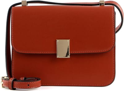 SEIDENFELT MANUFAKTUR Schoudertas Avondtas Vanda Burned Cognac Bruine Rood
