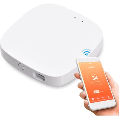 Zigbee 3.0 Gateway Hub Wireless Smart Home Bridge Ondersteuning SmartLife Tuya App Afstandsbediening WiFi wit