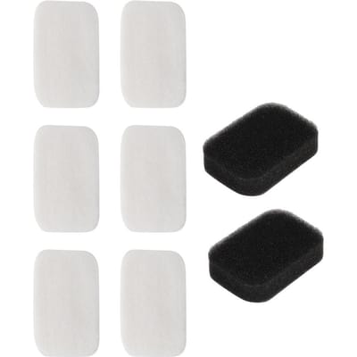 Ultra Fijn Filter Katoen Deeltjesstof Filter voor DeVilbiss Ademhalingsmasker DV54555657 white