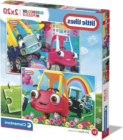 Kindertafelpuzzels - Educatieve Puzzels - Leren en Spelen - Duurzaam Materiaal - 2 x 20 Stukjes - Multicolour