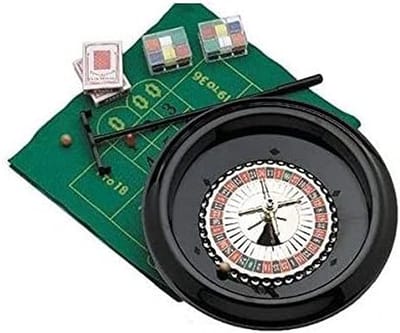 Roulette Set - Casino Spel - Party Entertainment - Compleet met Accessoires - 12 x 16 Inch - Groen