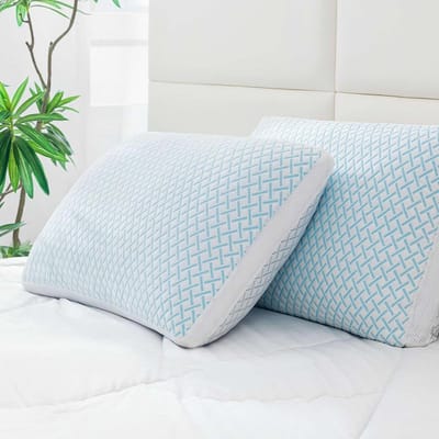 Set van 2 Verstelbare Kussens met Traagschuim - Hypoallergeen en Koelend