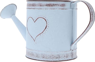 Decoratieve metalen gieter voor bloemenpotten - Vintage stijl voor binnen en buiten - Rustieke vaas voor tuin en balkon - 27 x 12 x 13 cm