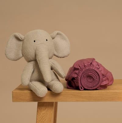 Coco & Cici - Kids - Hoeslaken TENCEL Twill Dusty Rose - 60x120x15